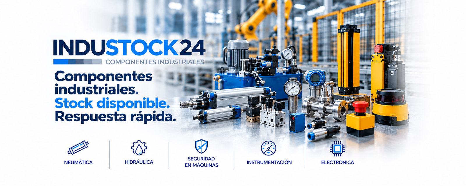 INDUSTOCK24 - componentes de neumática, hidráulica, seguridad e instrumentación industrial